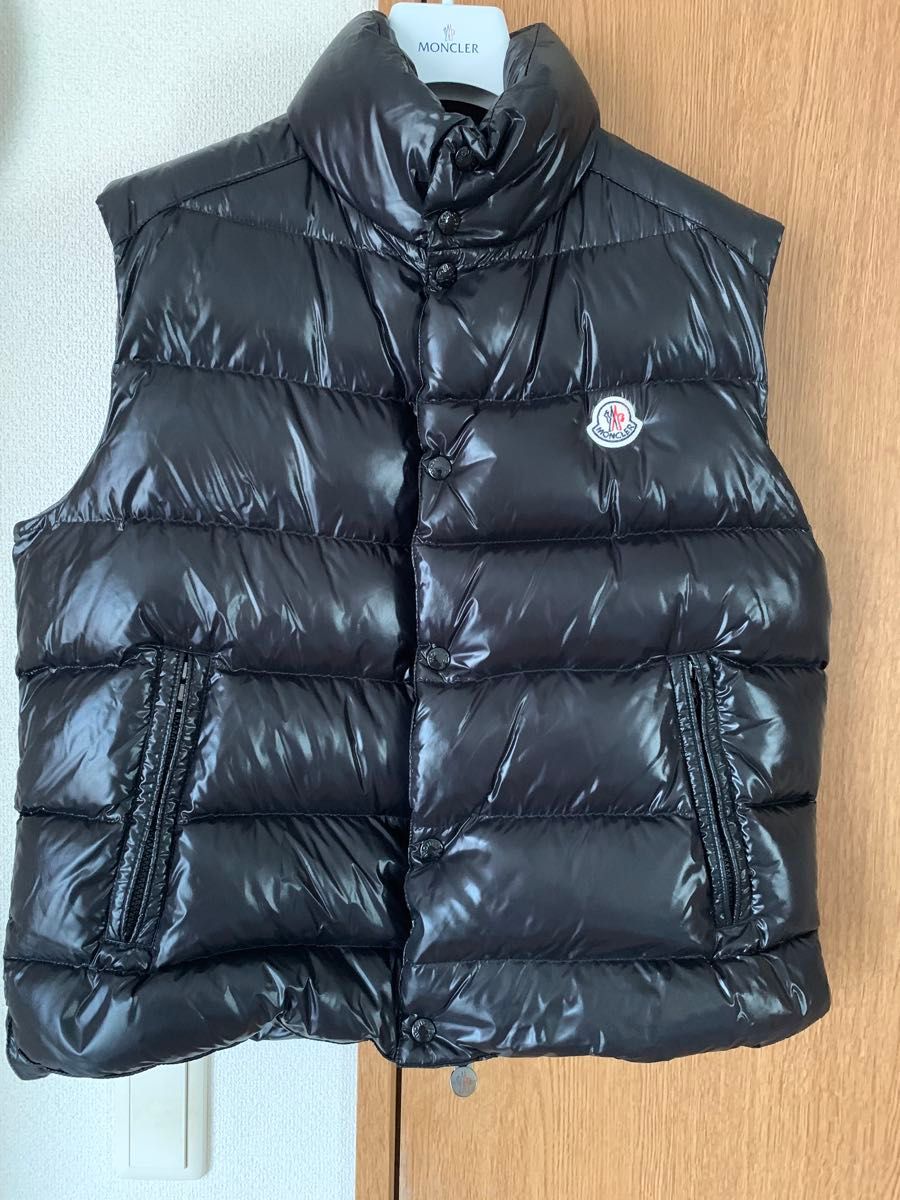極美品 国内正規品 モンクレール MONCLER ダウンベスト TIB ブラック