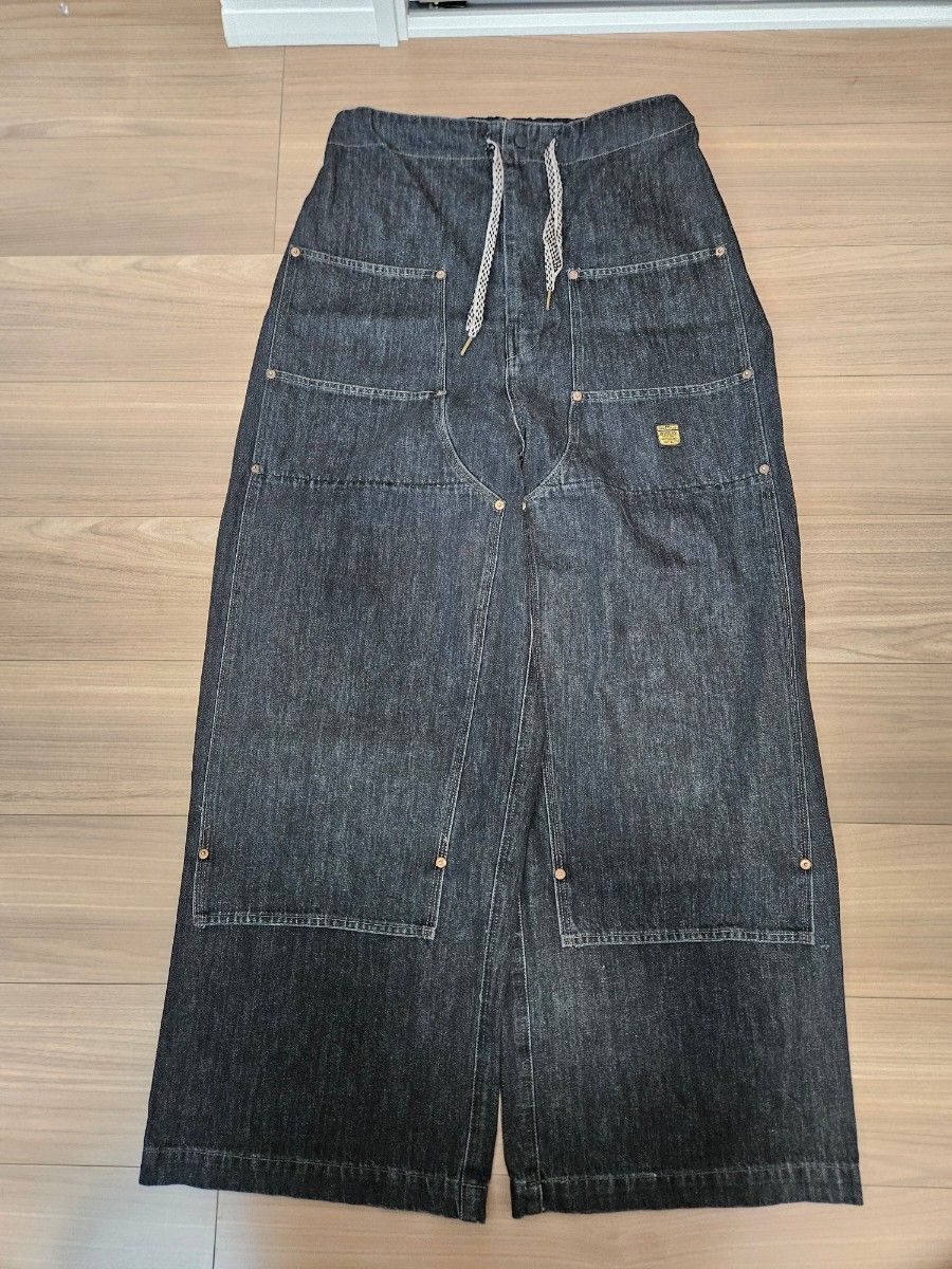 Kapital キャピタル 14oz Denim W-Knee Easy Baggy デニム ペインター