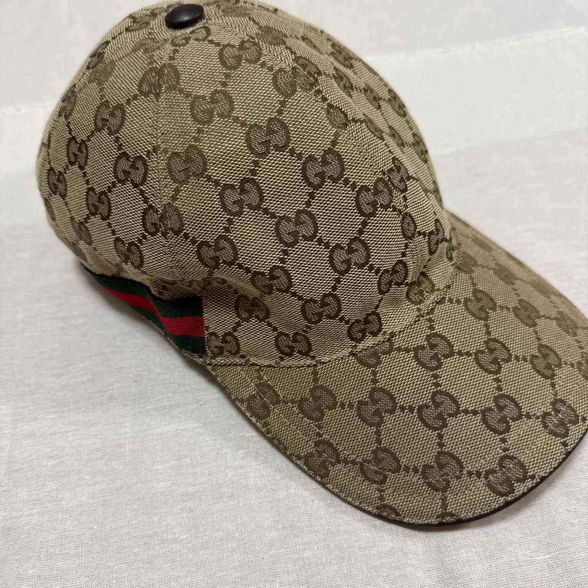 GUCCI グッチ GGキャンバス ベースボールキャップ ベージュ｜Yahoo