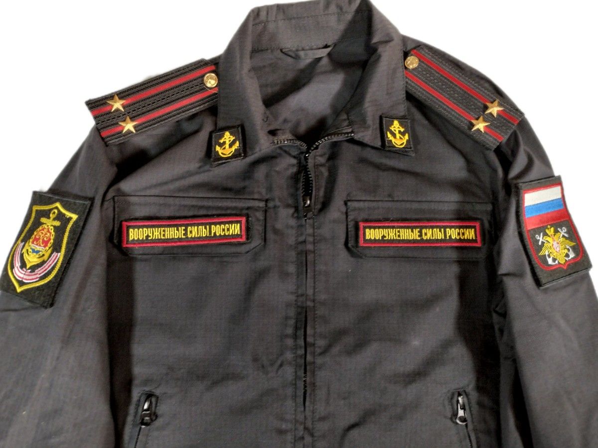 ロシア軍 実物 Военторг製 ロシア海軍歩兵 長袖 常勤服 50-3｜Yahoo