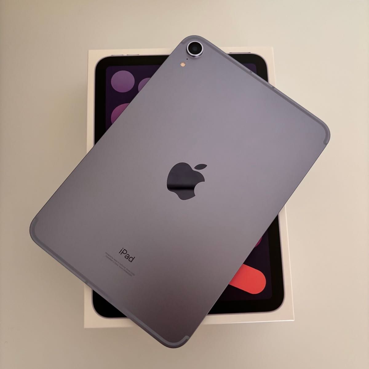 iPadmini 64GB 第6世代 パープル Wi-Fi+Cellular セルラーモデル SIM