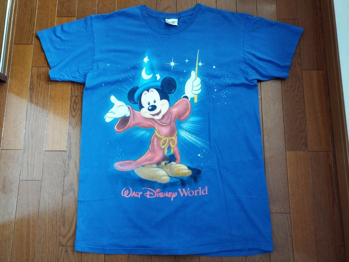 90s ディズニーtシャツ ファンタジアミッキー 魔法使いミッキー