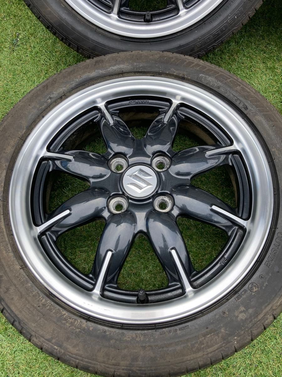 165/55R15 夏タイヤ スズキ純正ホイールセット｜Yahoo!フリマ（旧