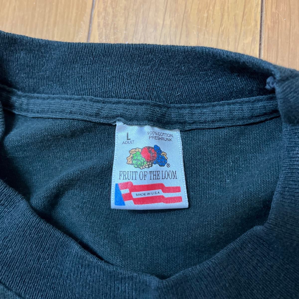 スペシャル80s USA製 スパイダーウェブ Tシャツ シングルステッチ黒 L