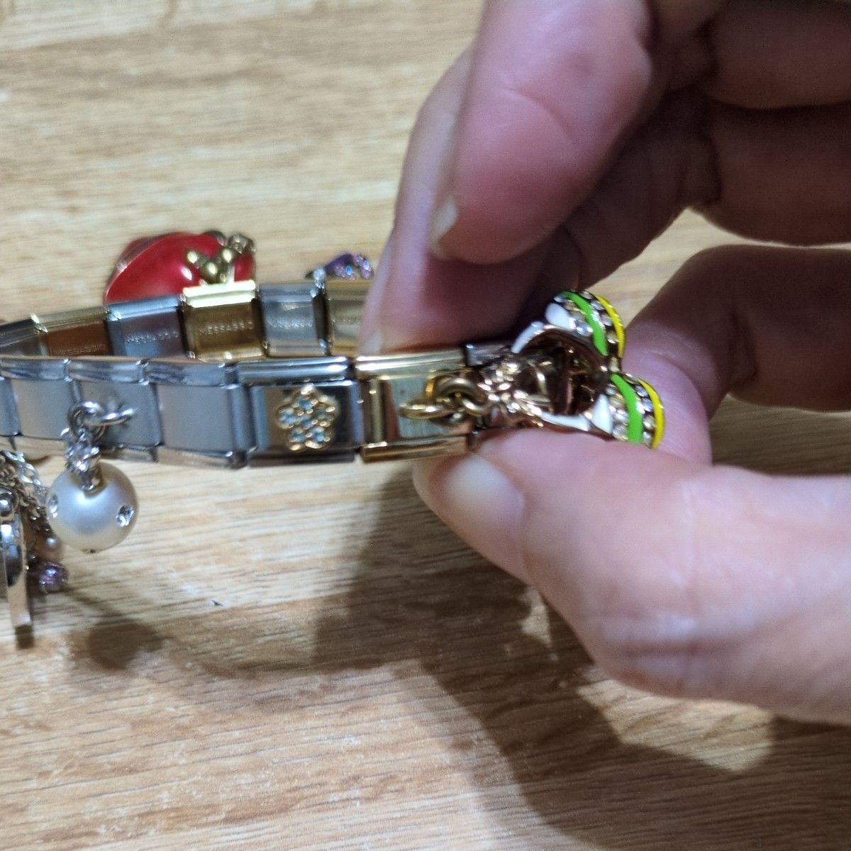 メッサジオ チャーム ブレスレットフルカスタム パーツ30個｜Yahoo
