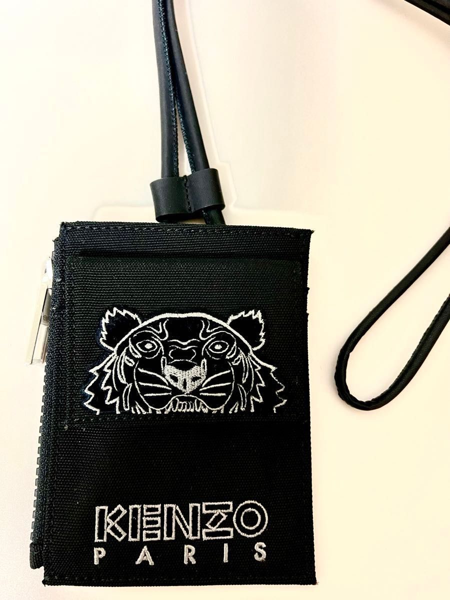 新品】 KENZO パスケース ストラップ付き ブラック｜Yahoo!フリマ（旧