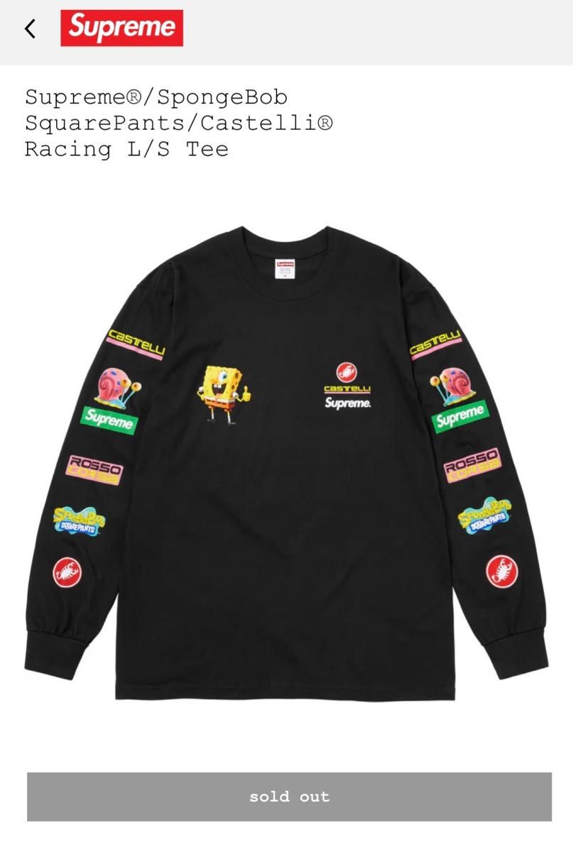 Supreme SpongeBob Castelli Racing L/S Tee 