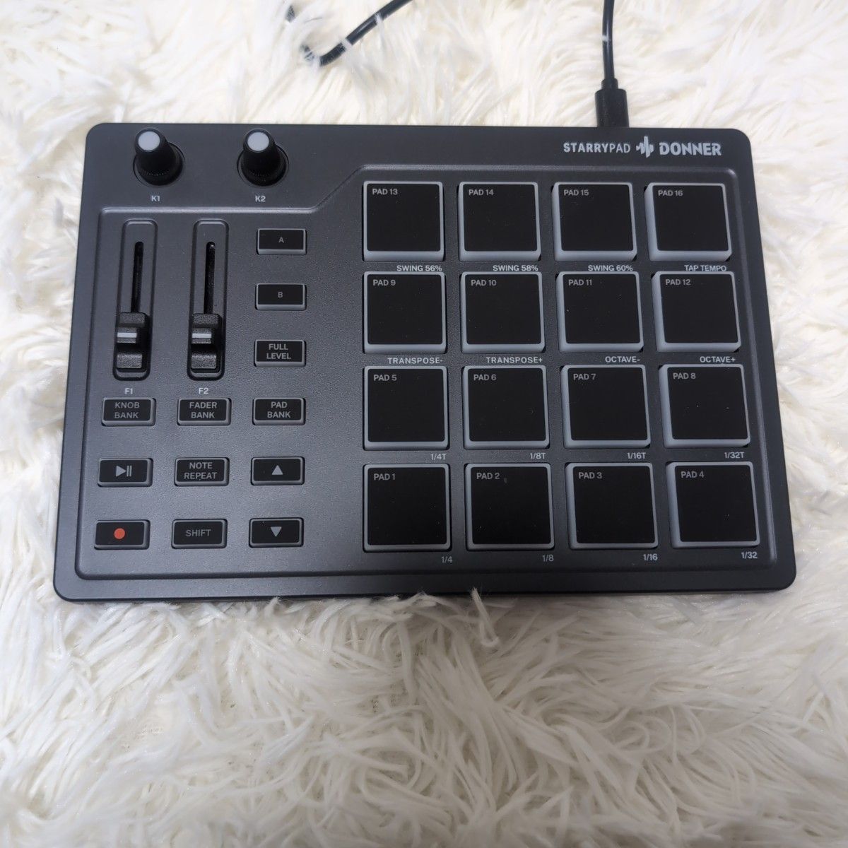 極美品】DONNER STARRYPAD フィンガードラム MIDI パッド｜Yahoo