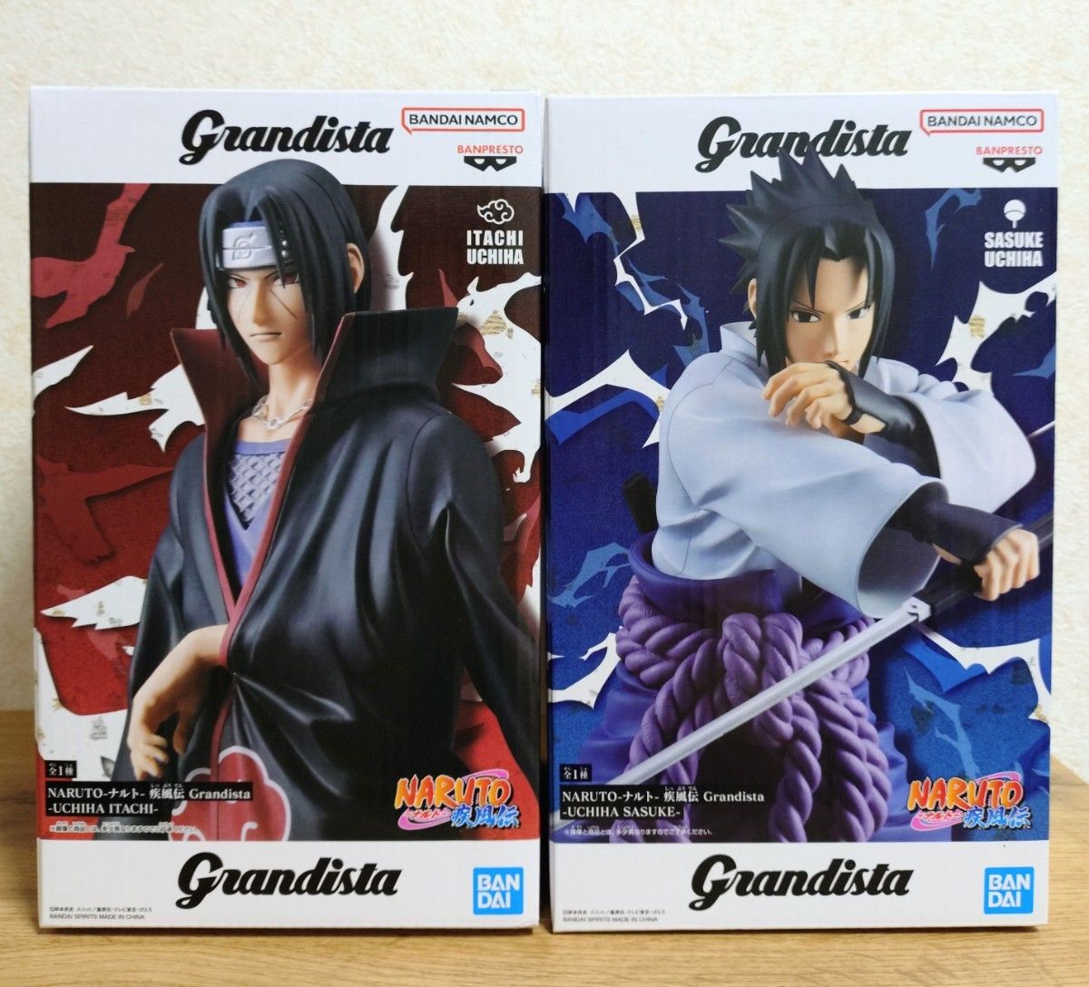 ナルト疾風伝 Grandista うちはイタチ うちはサスケ 2種セット｜Yahoo