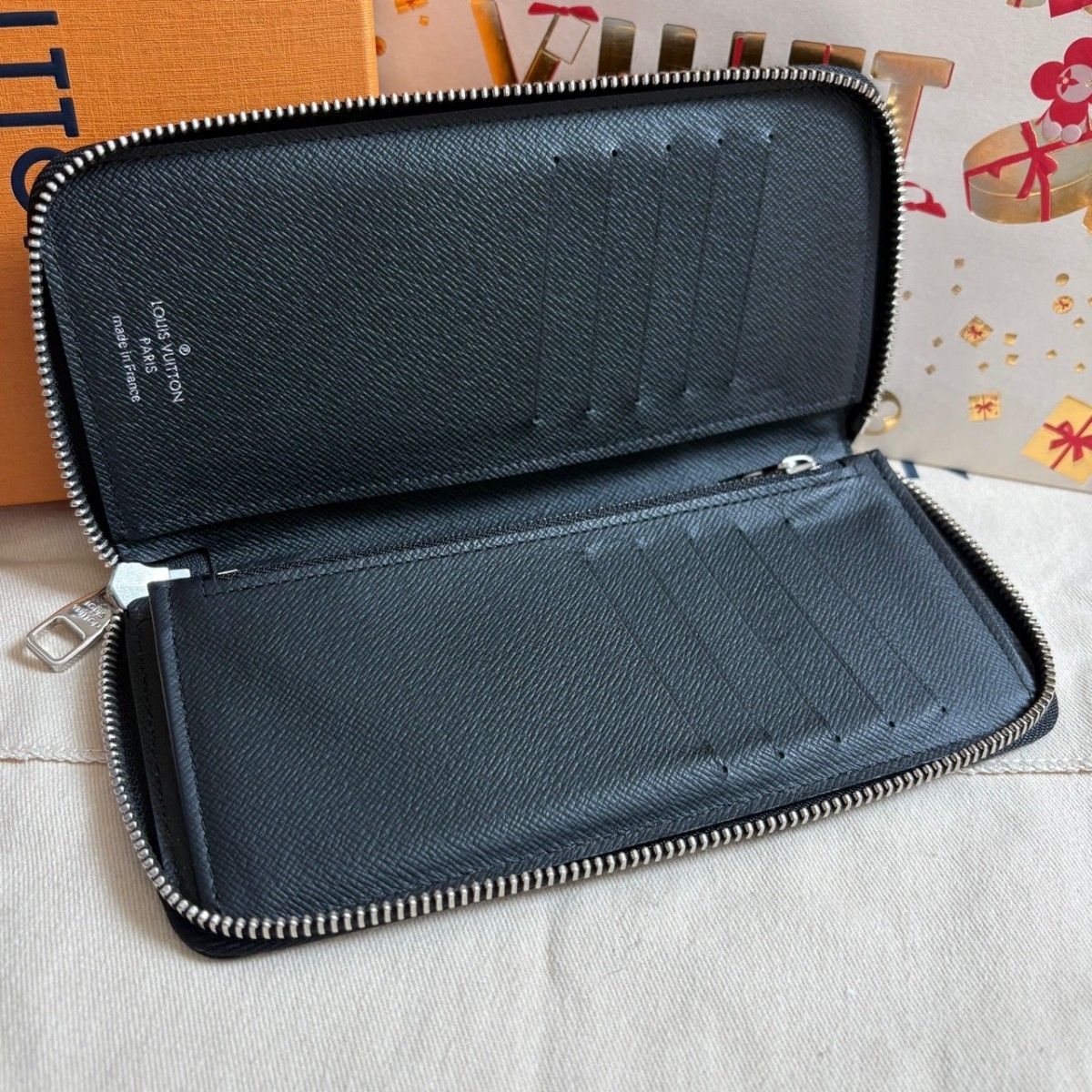 極上美品】ルイヴィトン ダミエ ポルトフォイユヴァスコ グラフィット