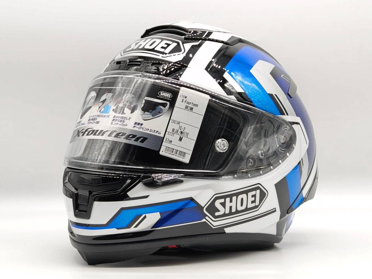 SHOEI ショウエイ X-Fourteen BRINK ブリンク X14 BLUE/WHITE フル