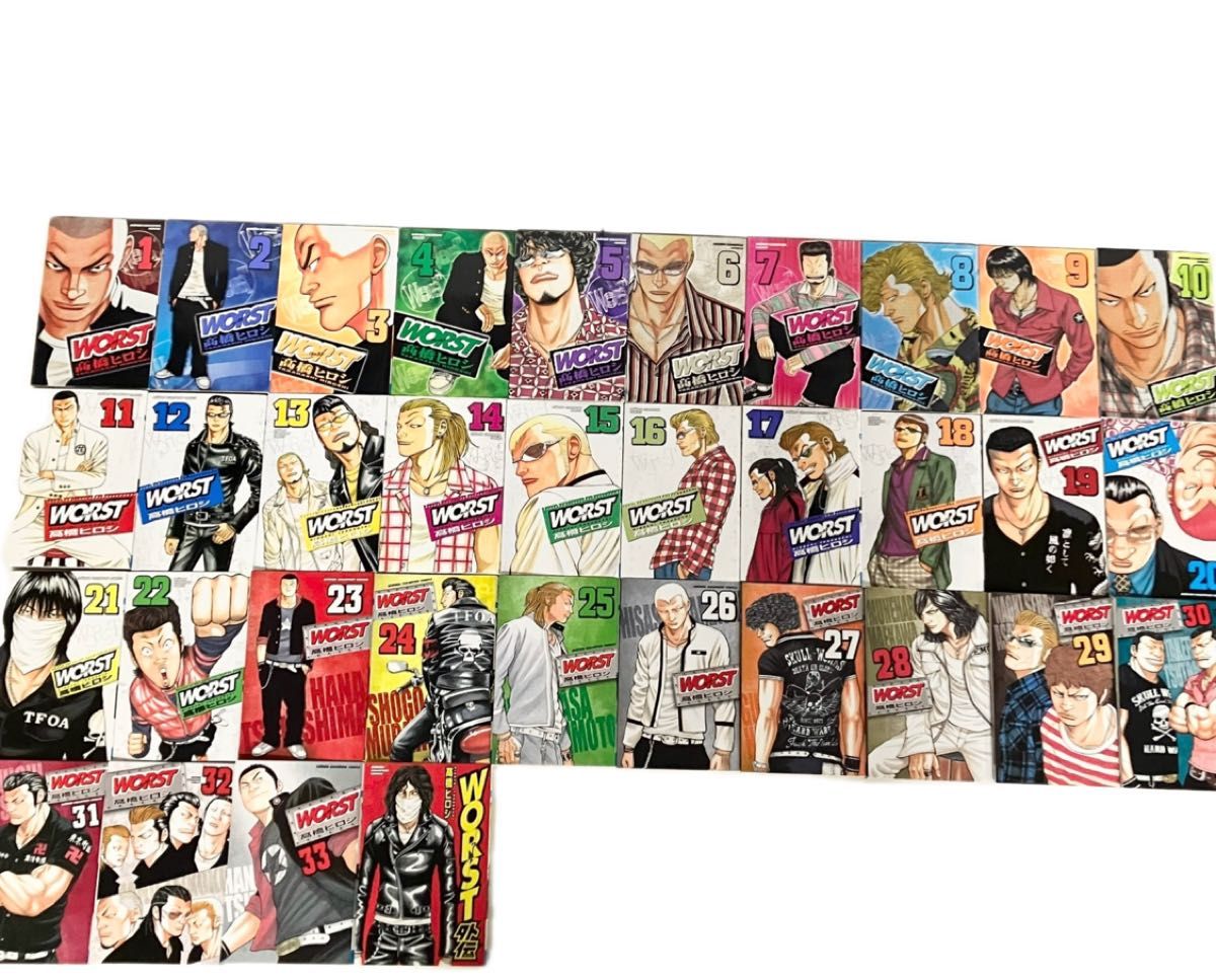 WORST・ワースト・全33巻全巻 外伝付き 漫画 マンガ 全巻セット