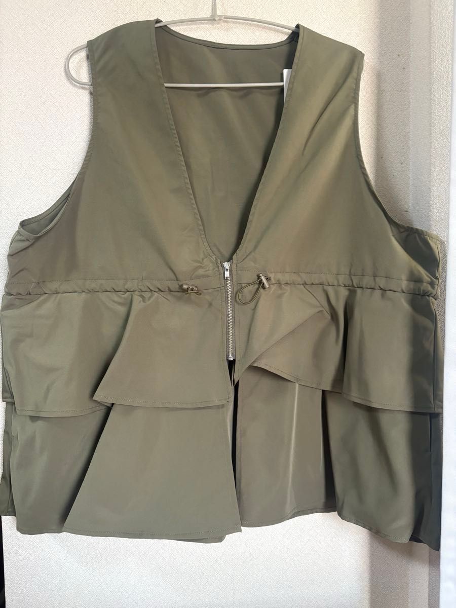 新品 試着のみ]レプシィム ゆきはさん企画 ギャザー 2WAY ベスト