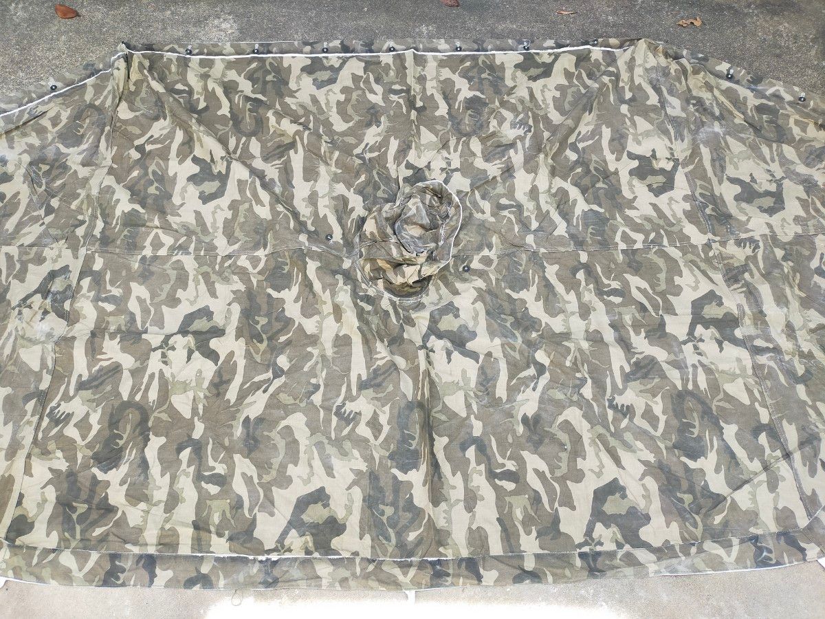 トルコ軍 山岳部隊用 軍幕 シェルターハーフ 2枚セット パップテント