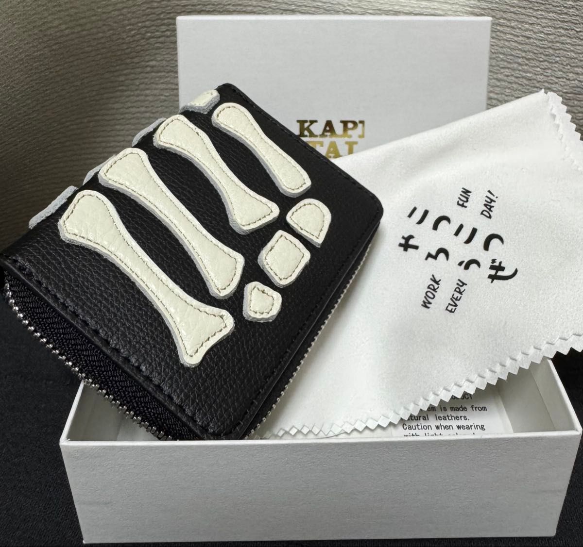 kapital bone mini wallet palm 財布 レザー ウォレット 二つ折り財布