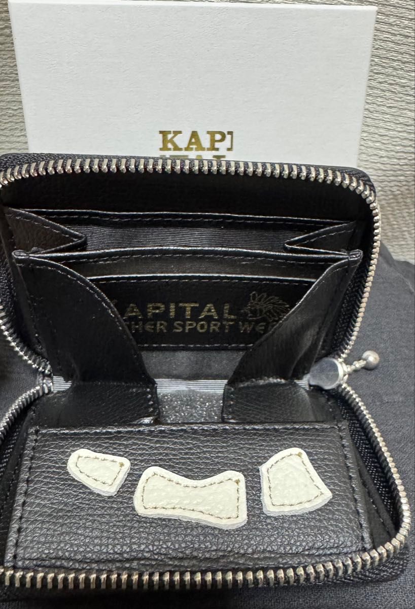 kapital bone mini wallet palm 財布 レザー ウォレット 二つ折り財布