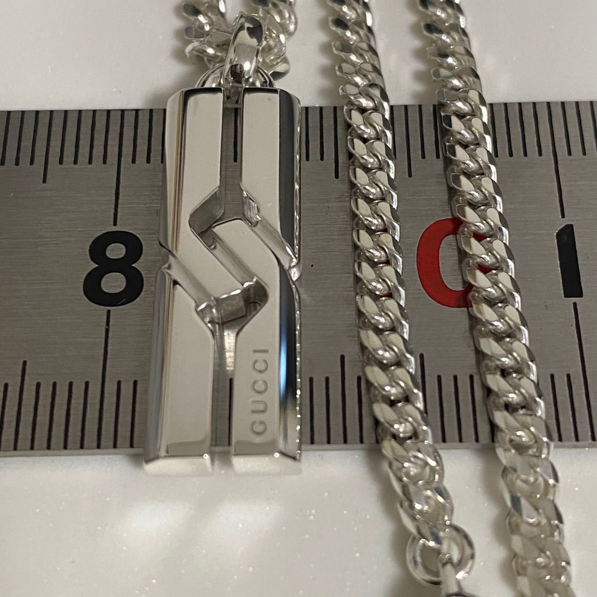 GUCCI 新品同様品 ノットインフィニティネックレス 喜平チェーン 付属