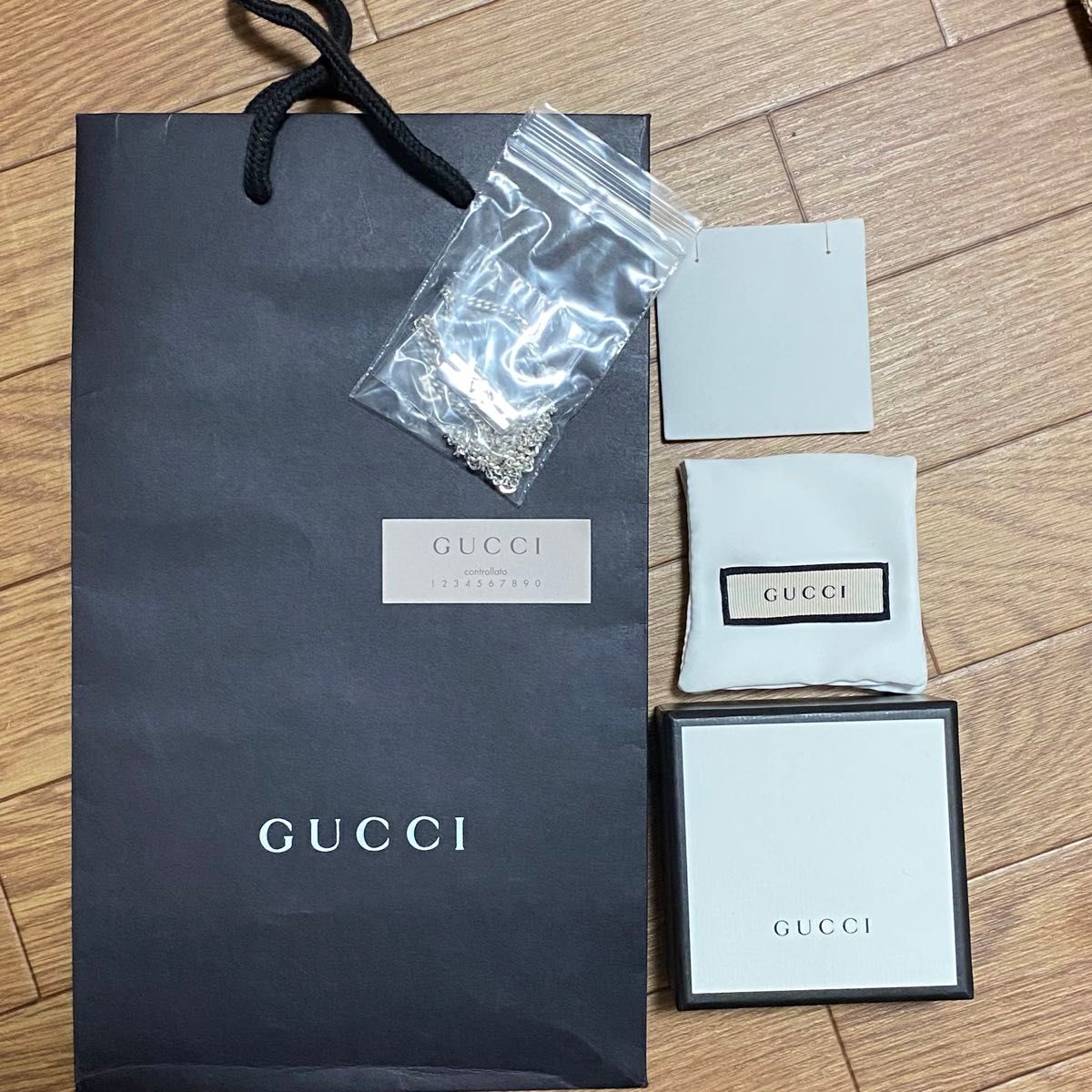 GUCCI 新品同様品 ノットインフィニティネックレス 喜平チェーン 付属