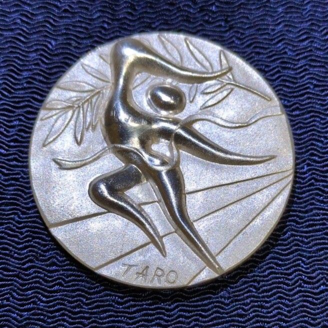 ミュンヘンオリンピック記念銀メダル 岡本太郎デザイン/1972年｜Yahoo