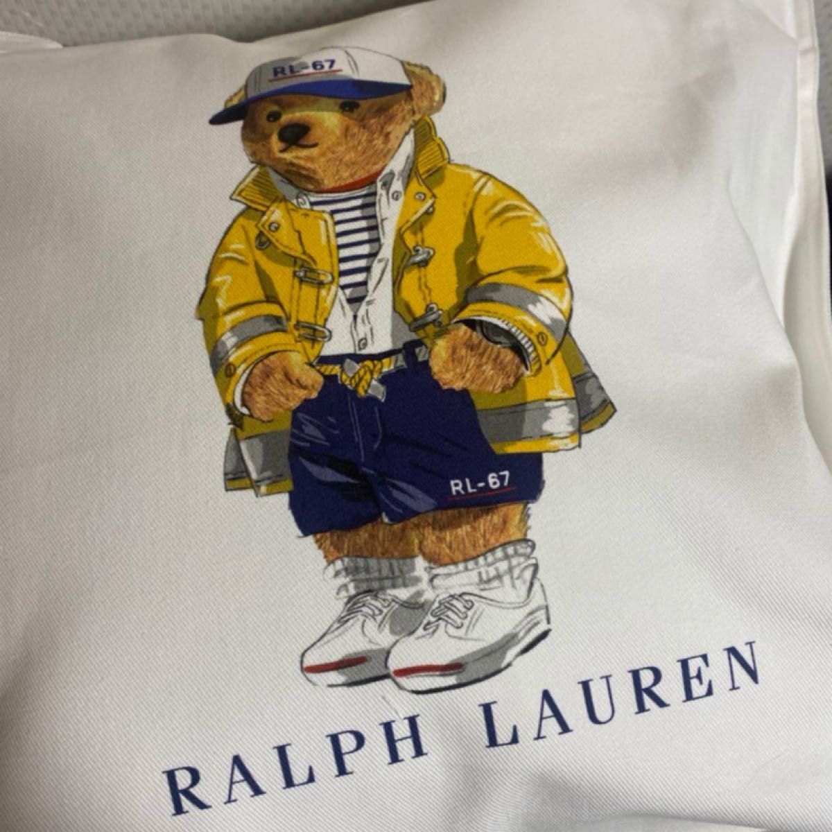 RALPH LAUREN ポロベア クッションカバー 新品未使用 RL 67 BEAR