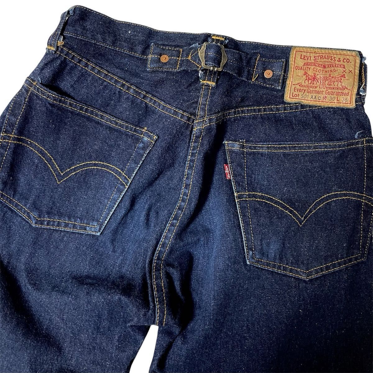濃紺 USA製バレンシア Levi'sリーバイス 501XXC 1937 ヴィンテージ復刻