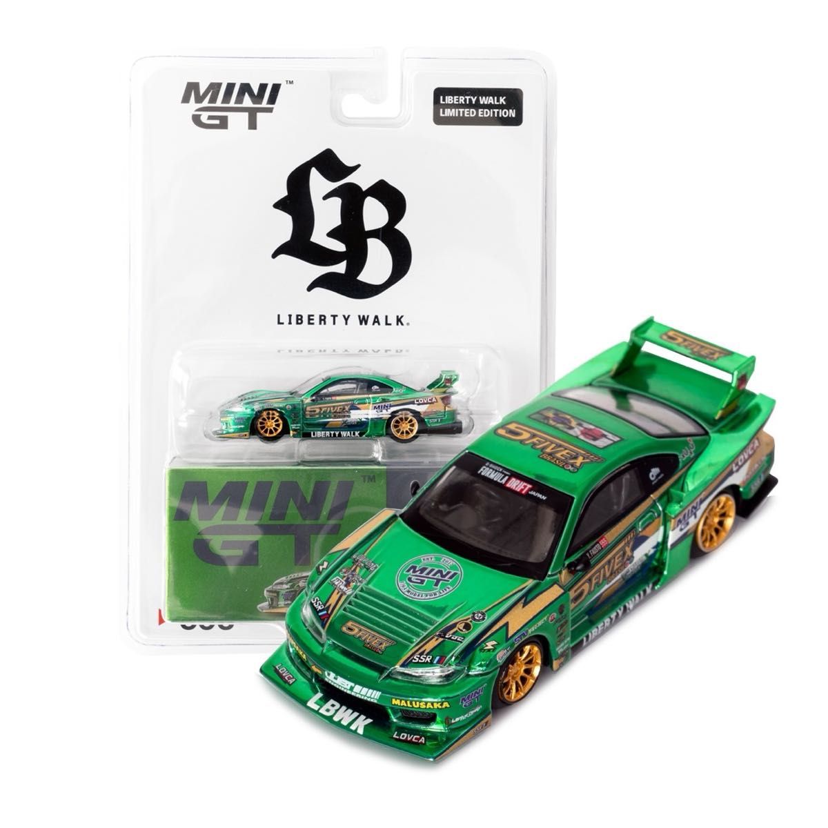 特注 MINI GT 1/64 日産 LB-スーパーシルエット S15 シルビア LBWK