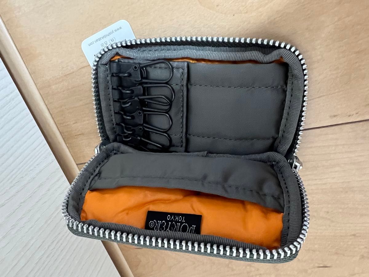新品 未使用 PORTER ポーター キーケース シルバーグレー グレー