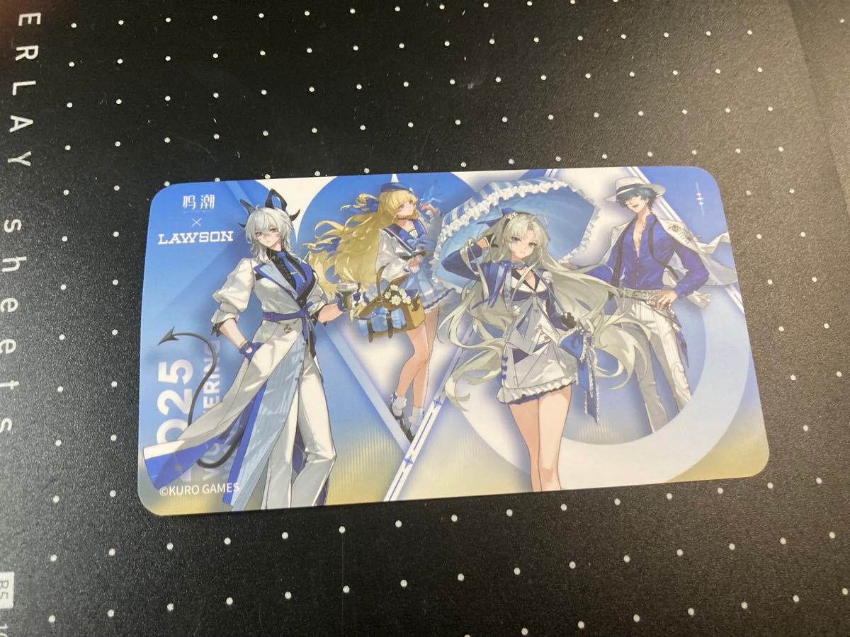 新品未開封公式品 鳴潮 ローソンコラボ コースター ファイル カード