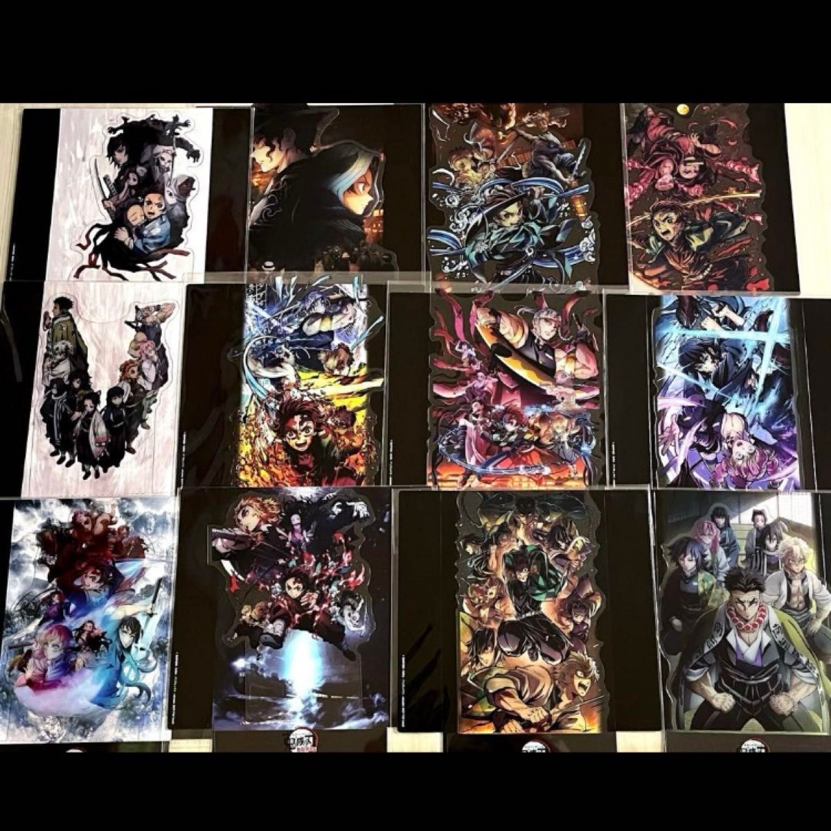 鬼滅の刃 入場者特典 キービジュアルクリアスタンド コンプリート