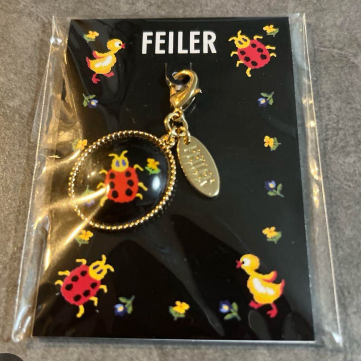 フェイラー 銀座本店限定 てんとう虫チャームポーチ FEILER