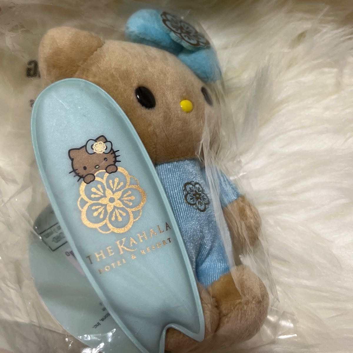ハワイ限定 日焼け キティちゃん キーチェーン カハラホテル ロゴ入り
