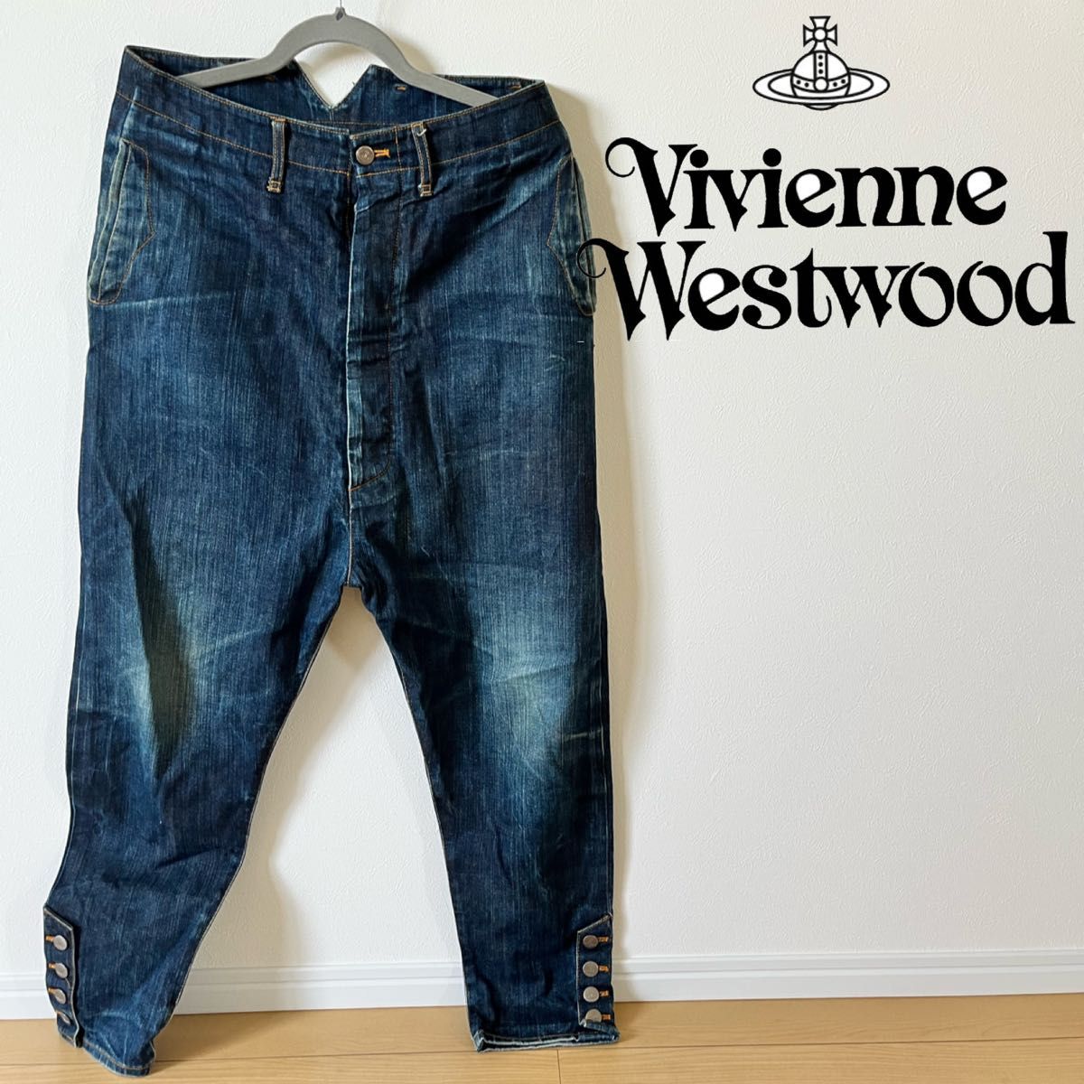 美品 Vivienne Westwood サルエルデニムパンツ インディゴ｜Yahoo