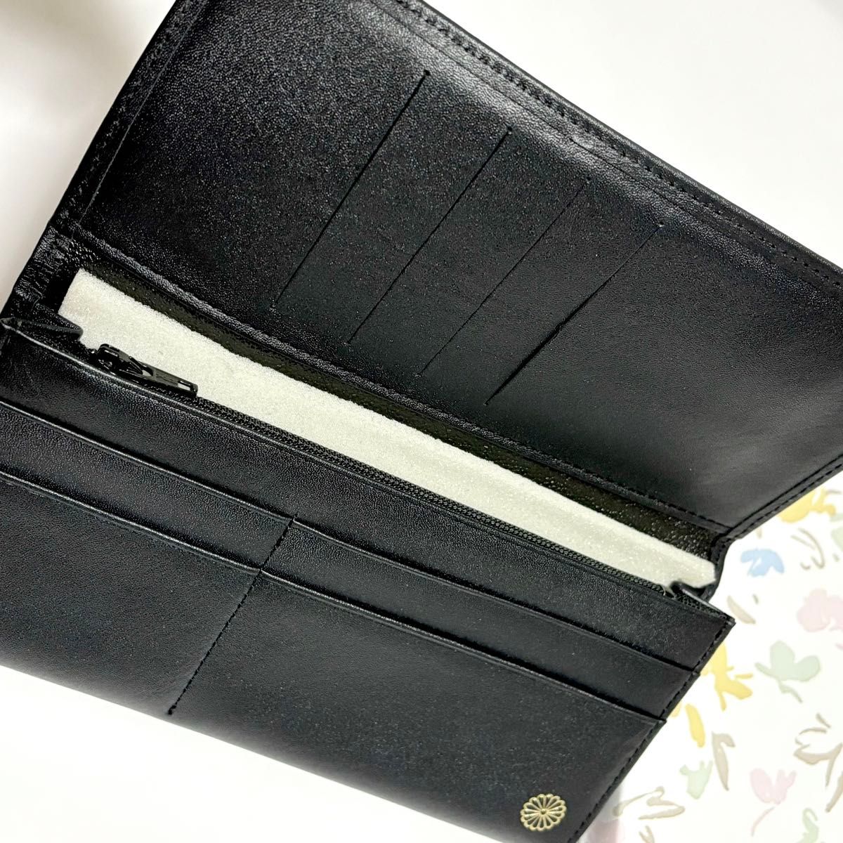新品未使用 特製牛革 長財布 皇居 ブラック｜Yahoo!フリマ（旧PayPay