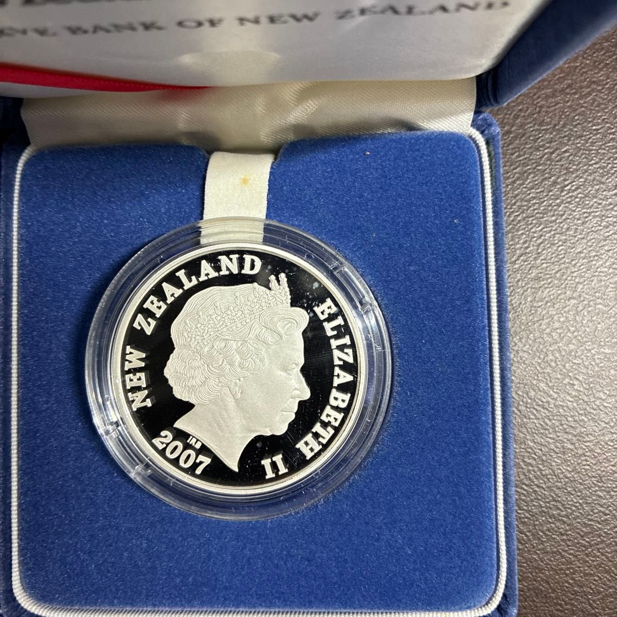 ニュージーランド プルーフ銀貨 銀貨 1オンス 2007 箱 ケース付き