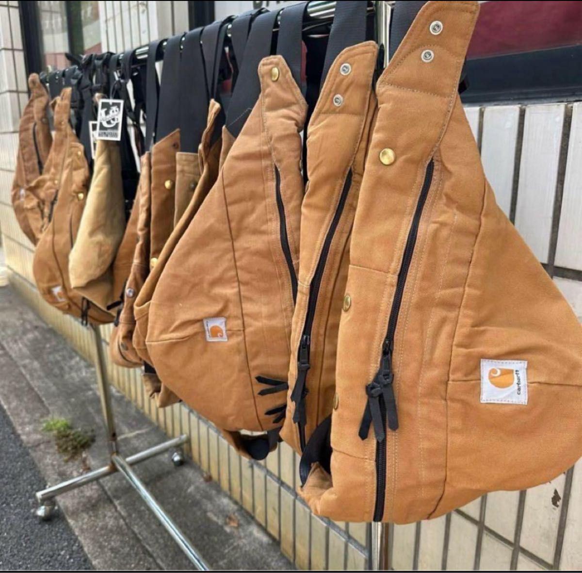 激レア】新品 古着屋 US アス カスタマイズ カーハート ファニーパック
