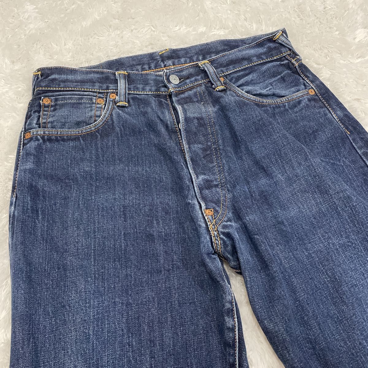 EVISU エヴィス エビス カモメ かもめ ブルー 赤耳 セルビッチ 33X35
