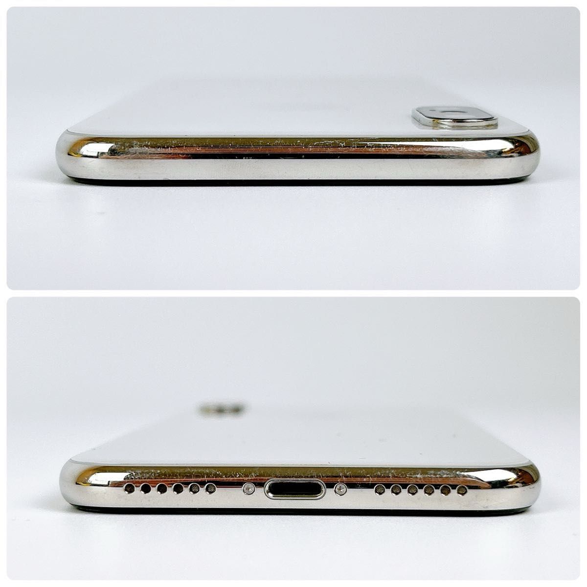バッテリー100% iPhoneX 256GB シルバー 本体 Si'Mフリー｜Yahoo