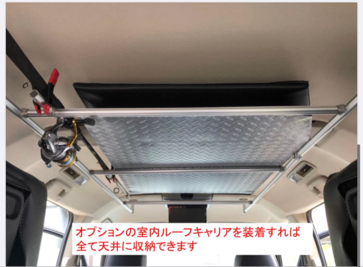 デリカ D5 ダブルベッドキットTYPE2 クッションなしキャップ フレーム