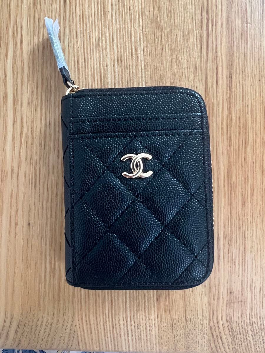 新品 CHANEL シャネルノベルティ フラグメントケース ブラック コイン