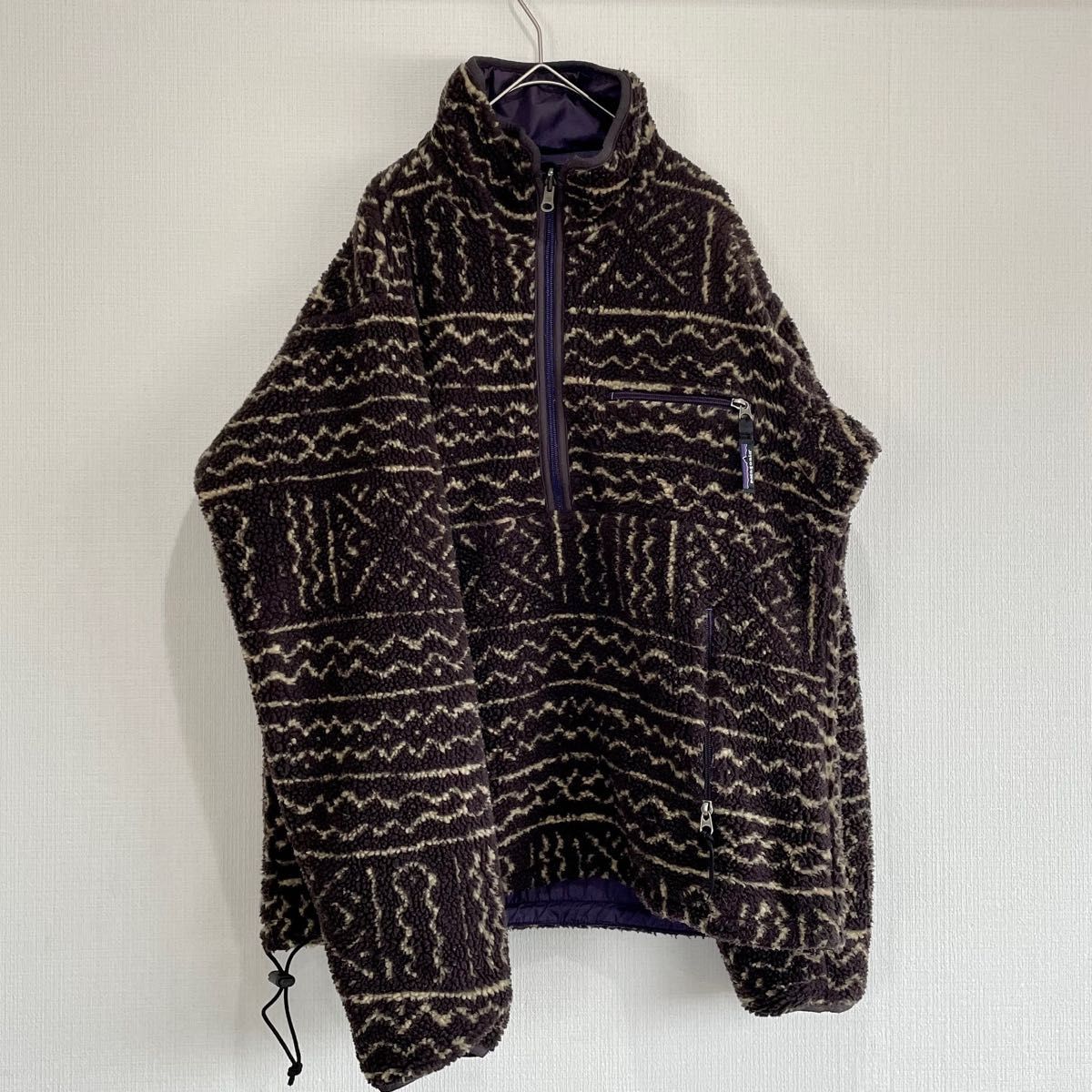 Patagonia 95年 パタゴニア グリセード マリ コンドル柄 フリース