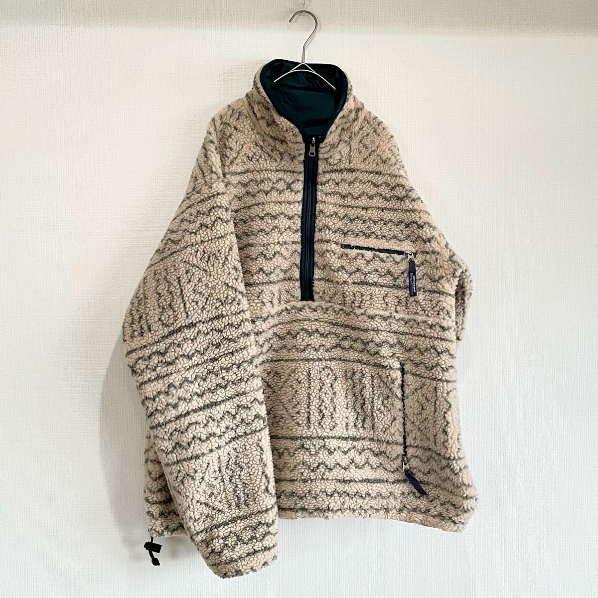 Patagonia 95年パタゴニア グリセード マリ コンドル柄 フリース