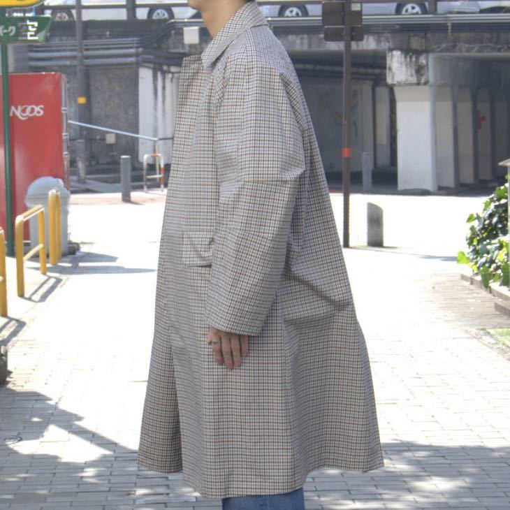 新品】即決 AURALEE オーラリー FINX WEATHER CLOTH CHECK COAT