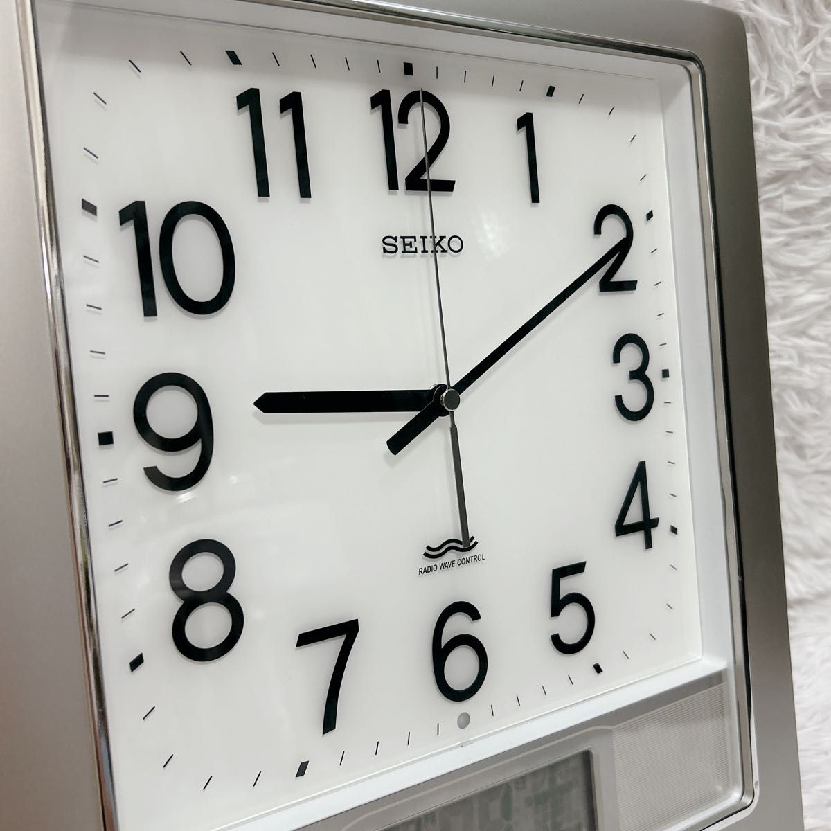美品】SEIKO セイコー 電波クロック PT201S 動作良好品 壁掛け時計
