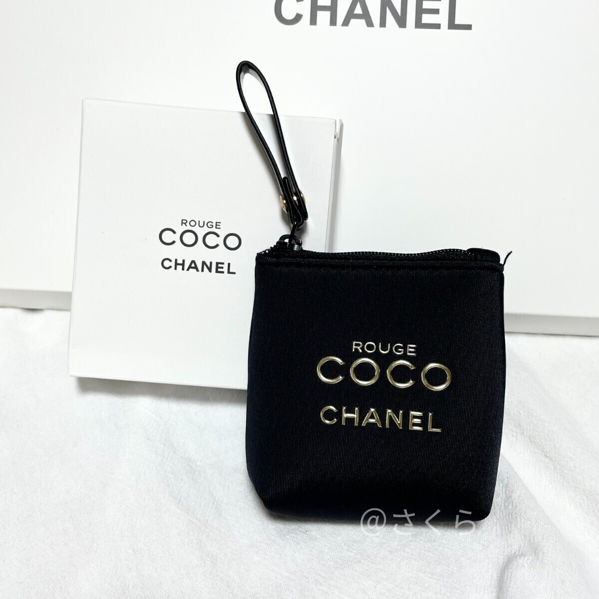 CHANEL 2025最新シャネル ノベルティ ミニポーチ ルージュROUGEコイン