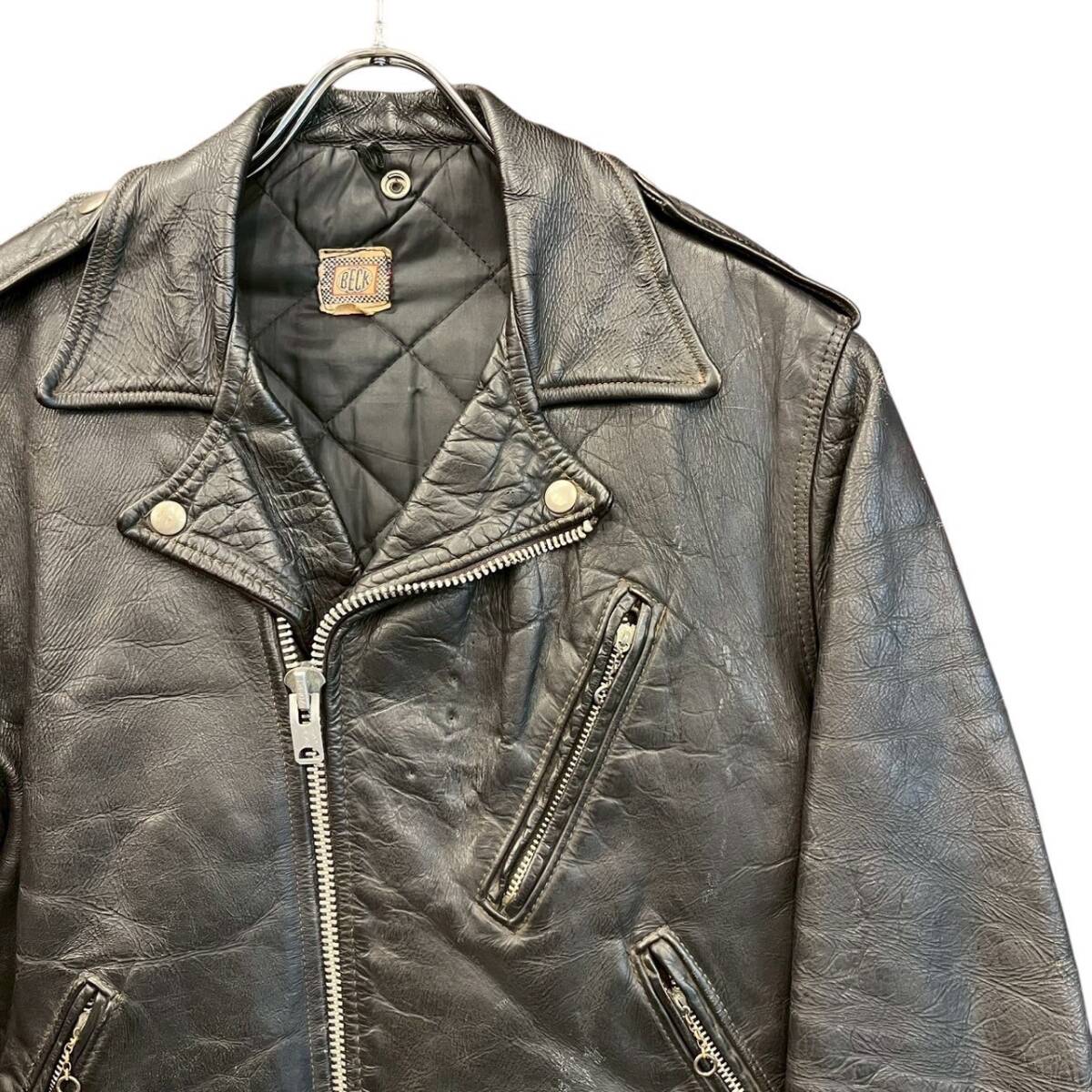60s ビンテージ BECK 999 ワンスター ダブル ライダース レザー