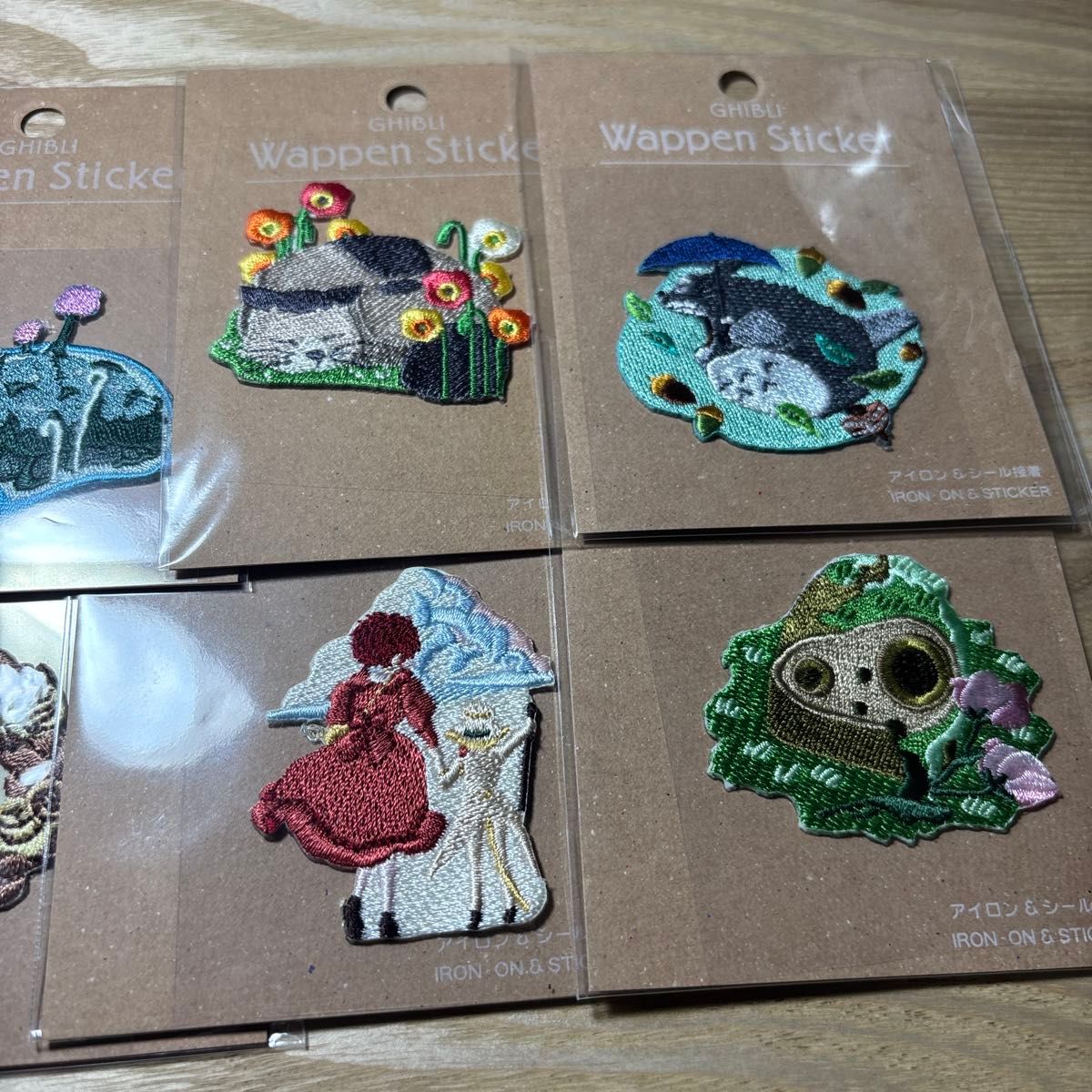 ジブリパークオリジナル 刺繍ワッペン6種セット｜Yahoo!フリマ（旧