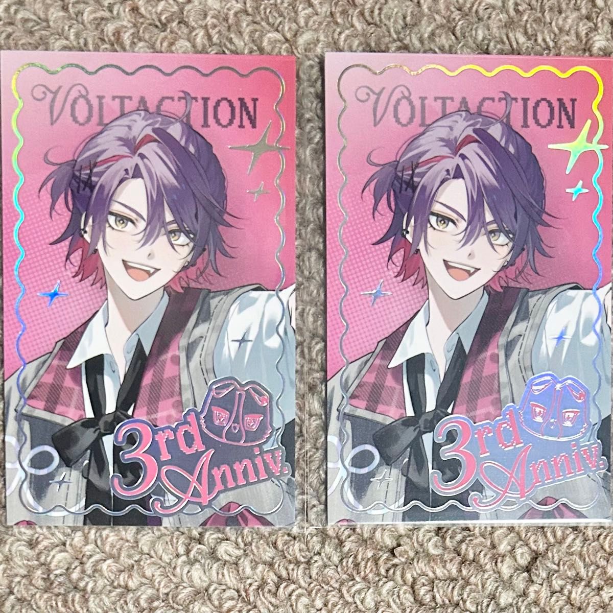 にじさんじ VOLTACTION 3周年 チェキ フォトカ フォト風カード 渡会