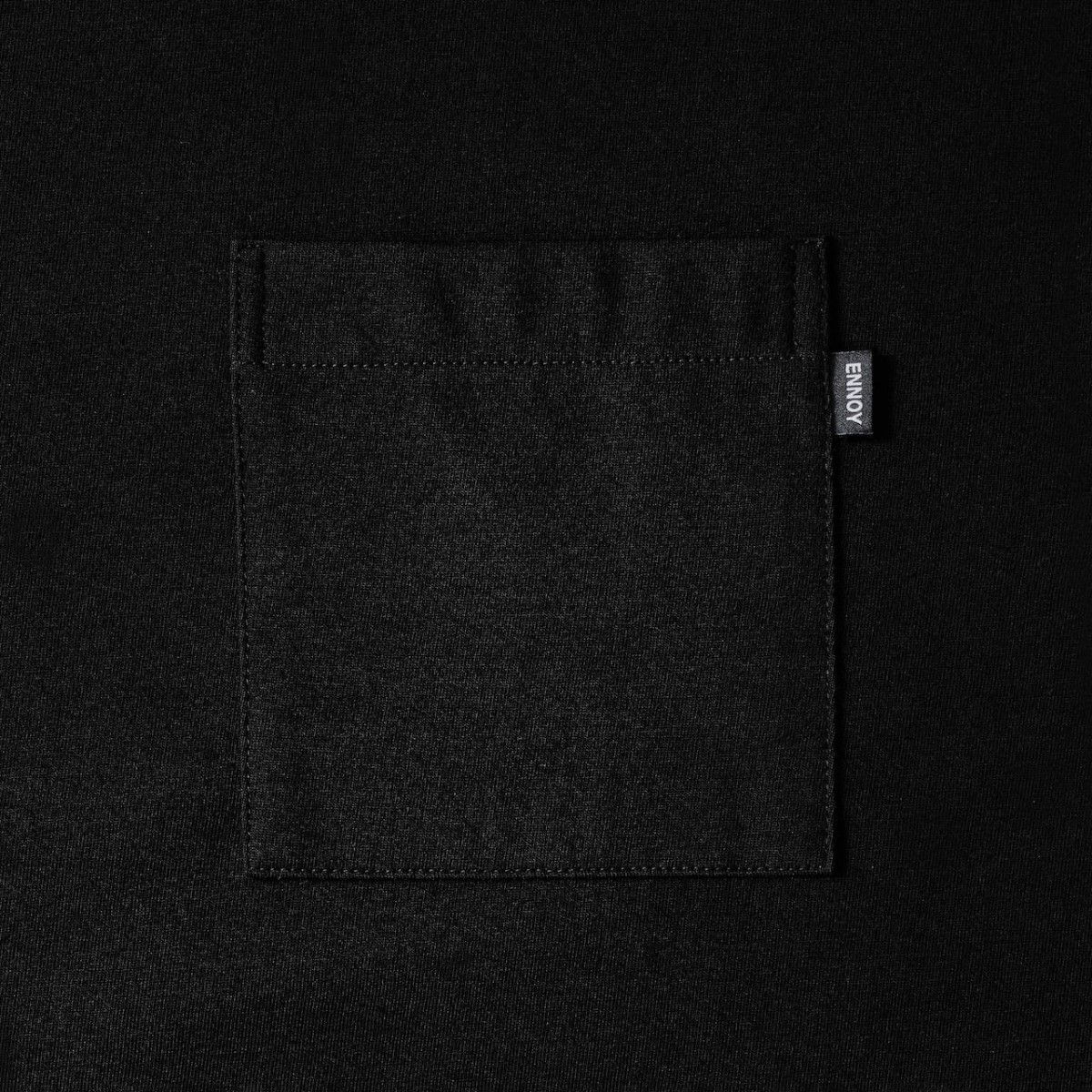 ENNOY POCKET & CREW 2PACK SS T-SHIRT (BLACK) XXL エンノイ