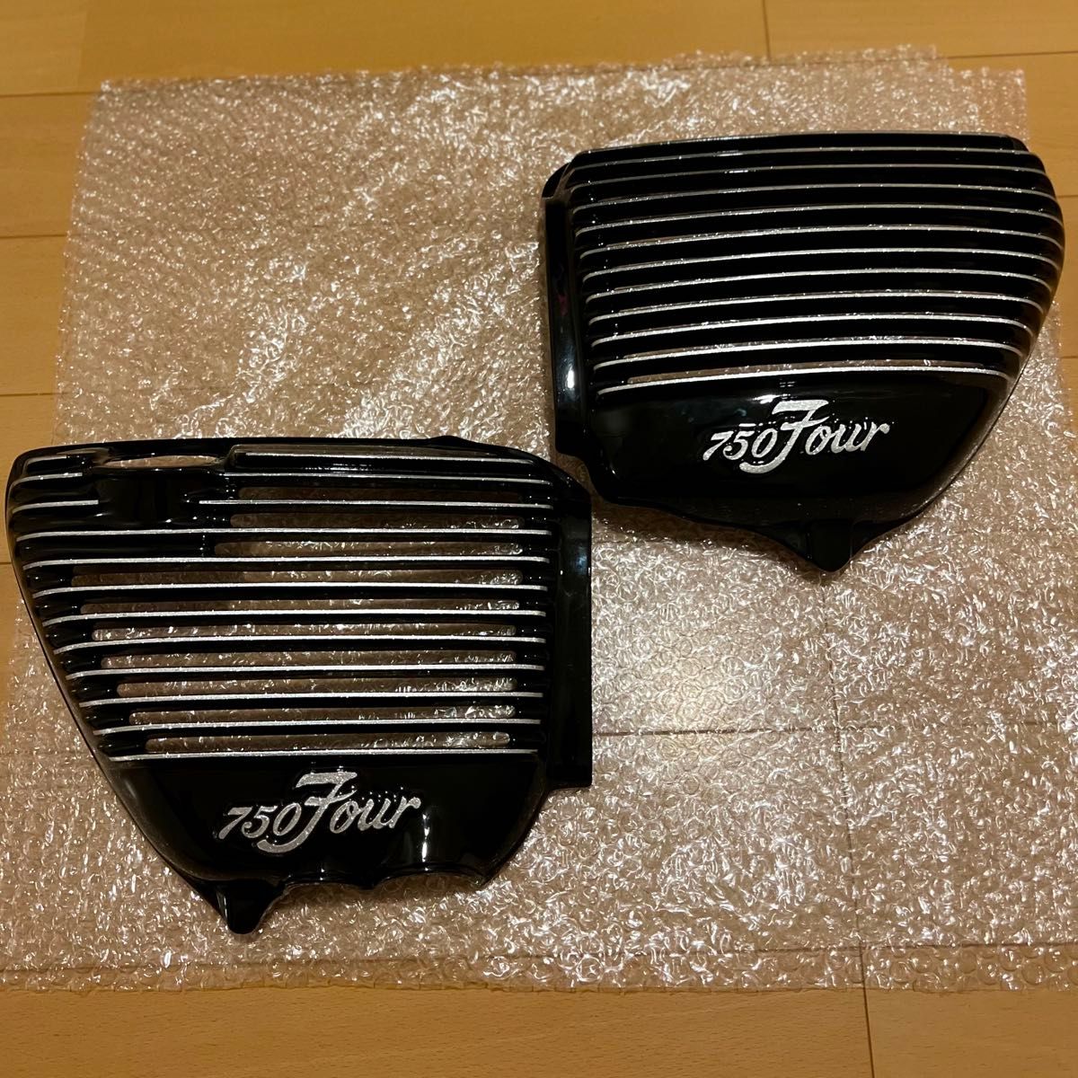 塗装後未使用品 アルフィン FRPサイドカバー ブラック CB750K