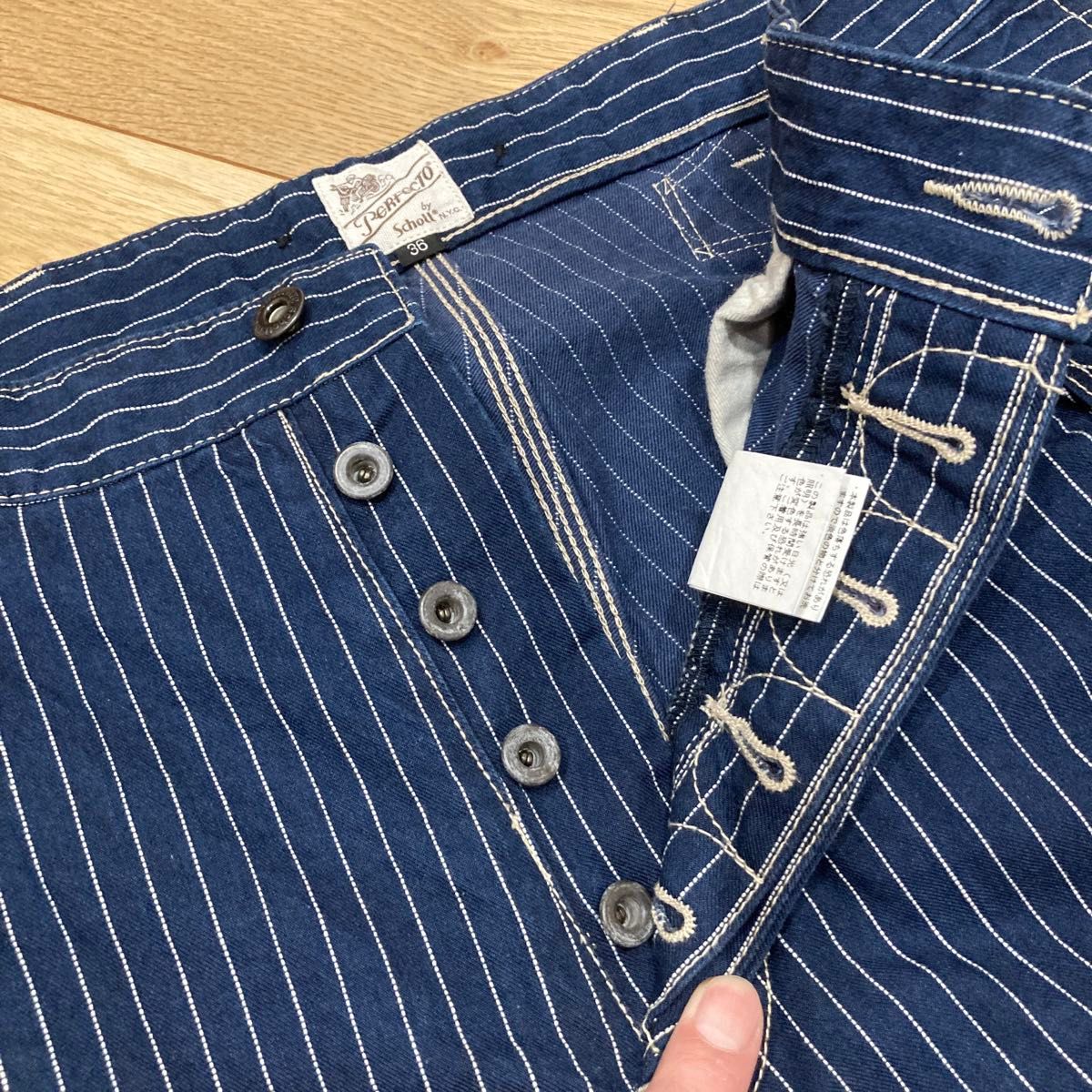 Schott 希少サイズ 36インチ ショット オールド ヒッコリーデニム
